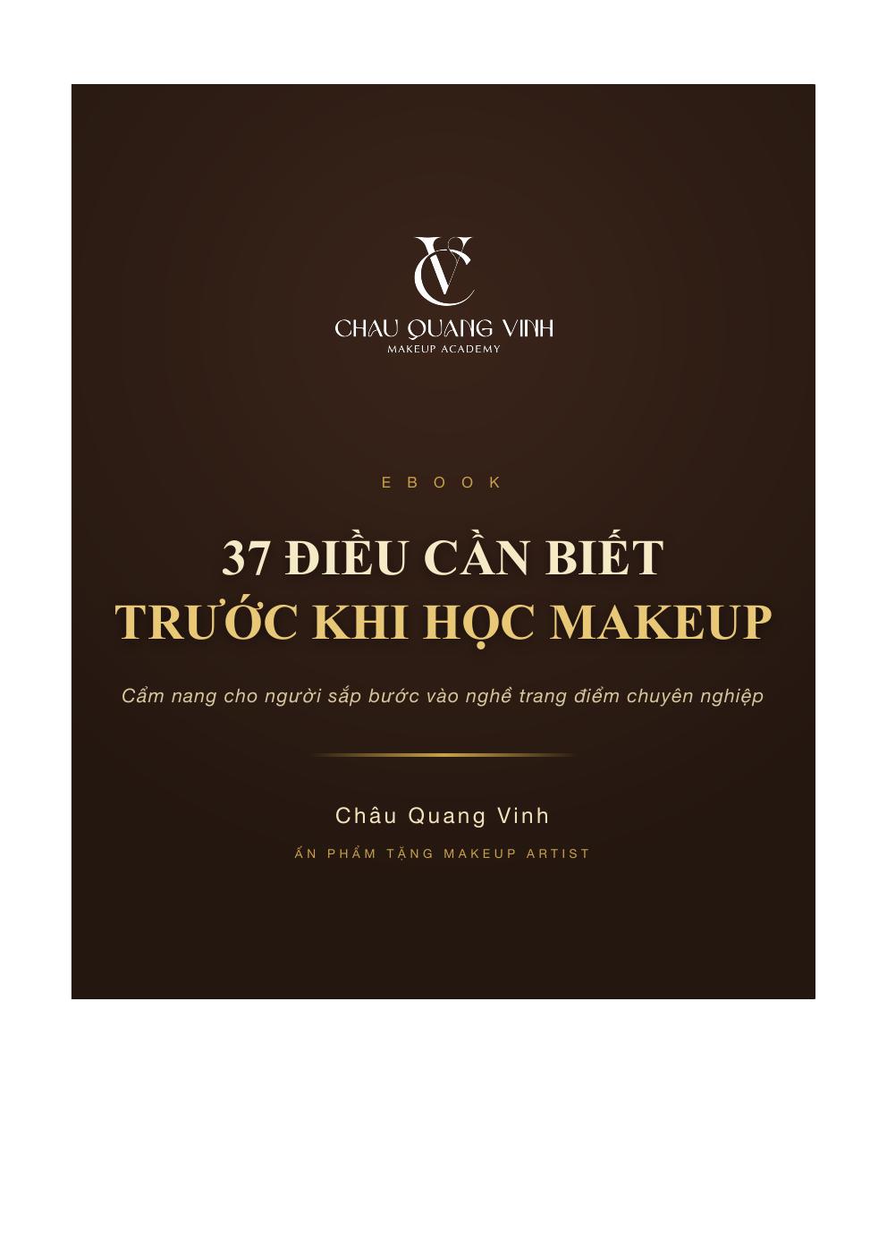 Bìa ebook 37 Điều Cần Biết Trước Khi Học Makeup Chuyên Nghiệp